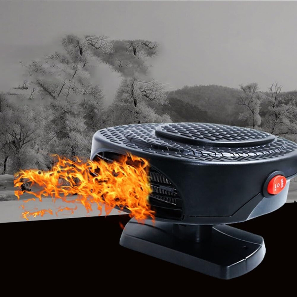 12V Car Heater With Fast Heating Cooling, 360 Rotation, Winter Defogging And Defrosting Fan 9189345095832