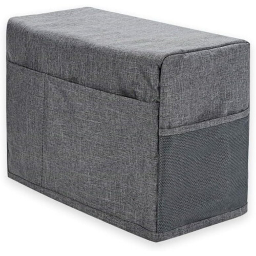 Sewing Machine Dustproof Cover Waterproof with Convenient Storage Solutions (Grey) 1