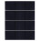 12Pieces Acoustics Foam Wall Tiles Square Foam Panel-Black 1