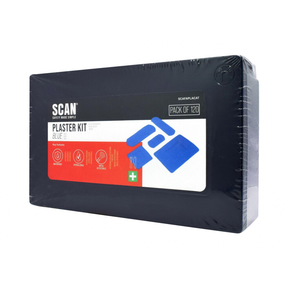 Scan Blue Assorted Hypoallergenic Plasters 120