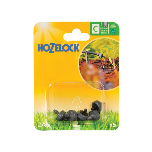 Hozelock Hozelock 2785 End Line Pressure Dripper 4mm/13mm (pack 5)