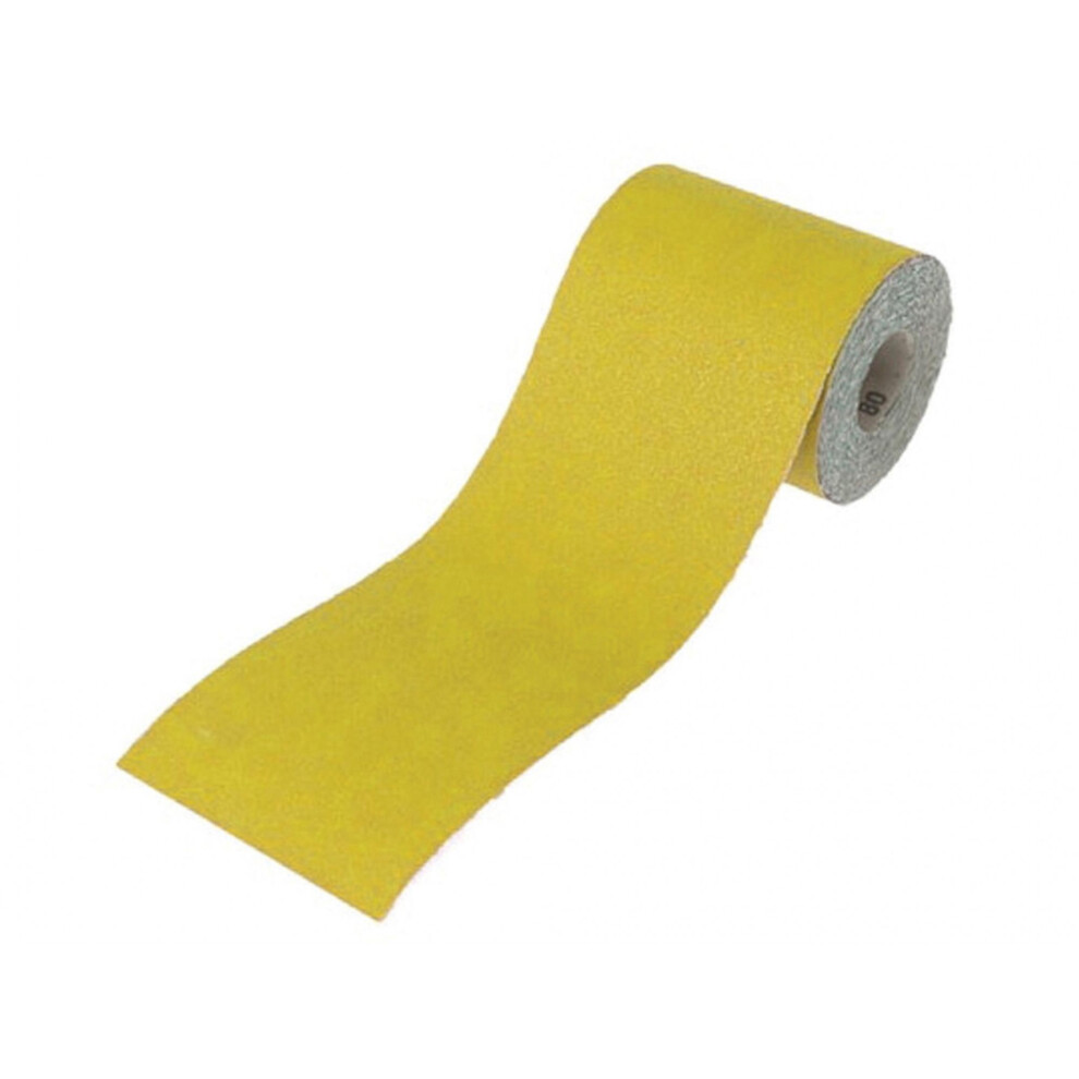 Faithfull 115Mm Yellow Aluminium Oxide Paper Roll - Multi Colour - Image 2