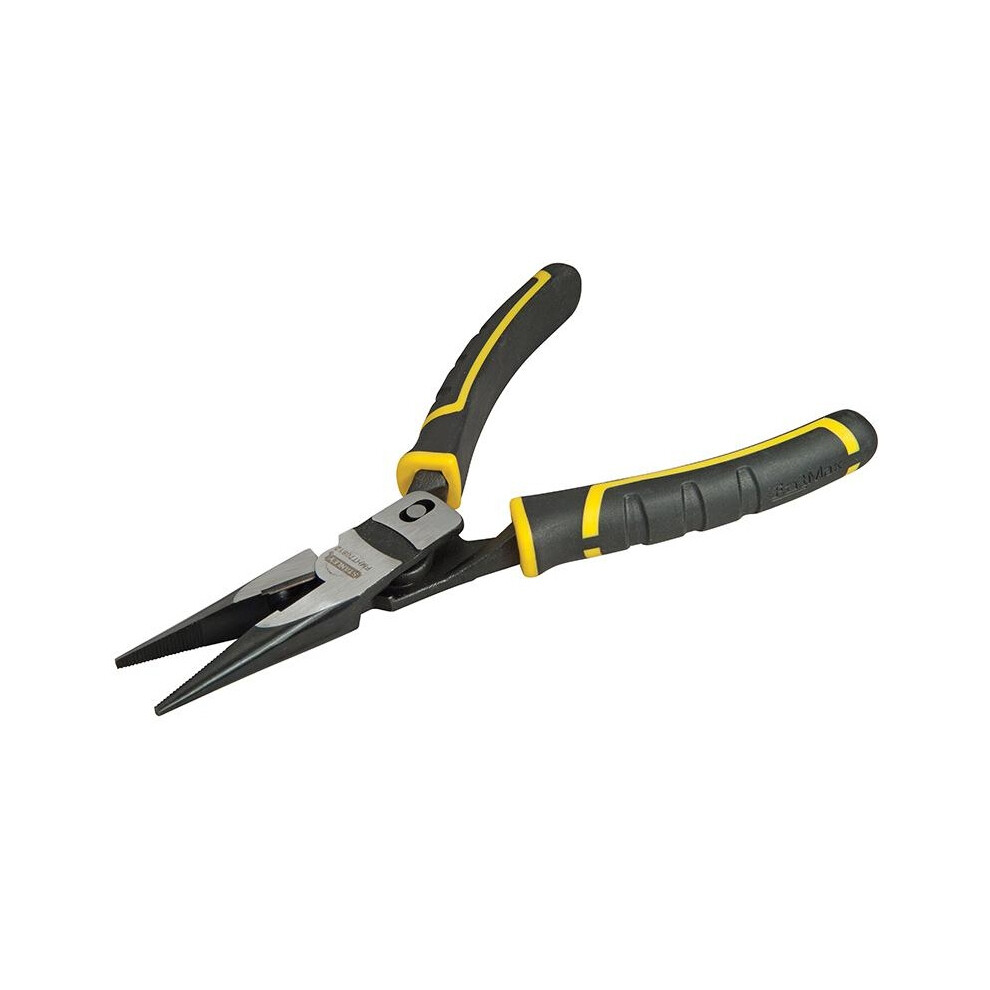 Stanley Hand Tools Fatmax Compound Action Long Nose Pliers 200Mm (8In) - Multi Colour - Image 3