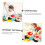 Wooden Pattern Blocks Sorting Stacking Games Preschool Toy 2