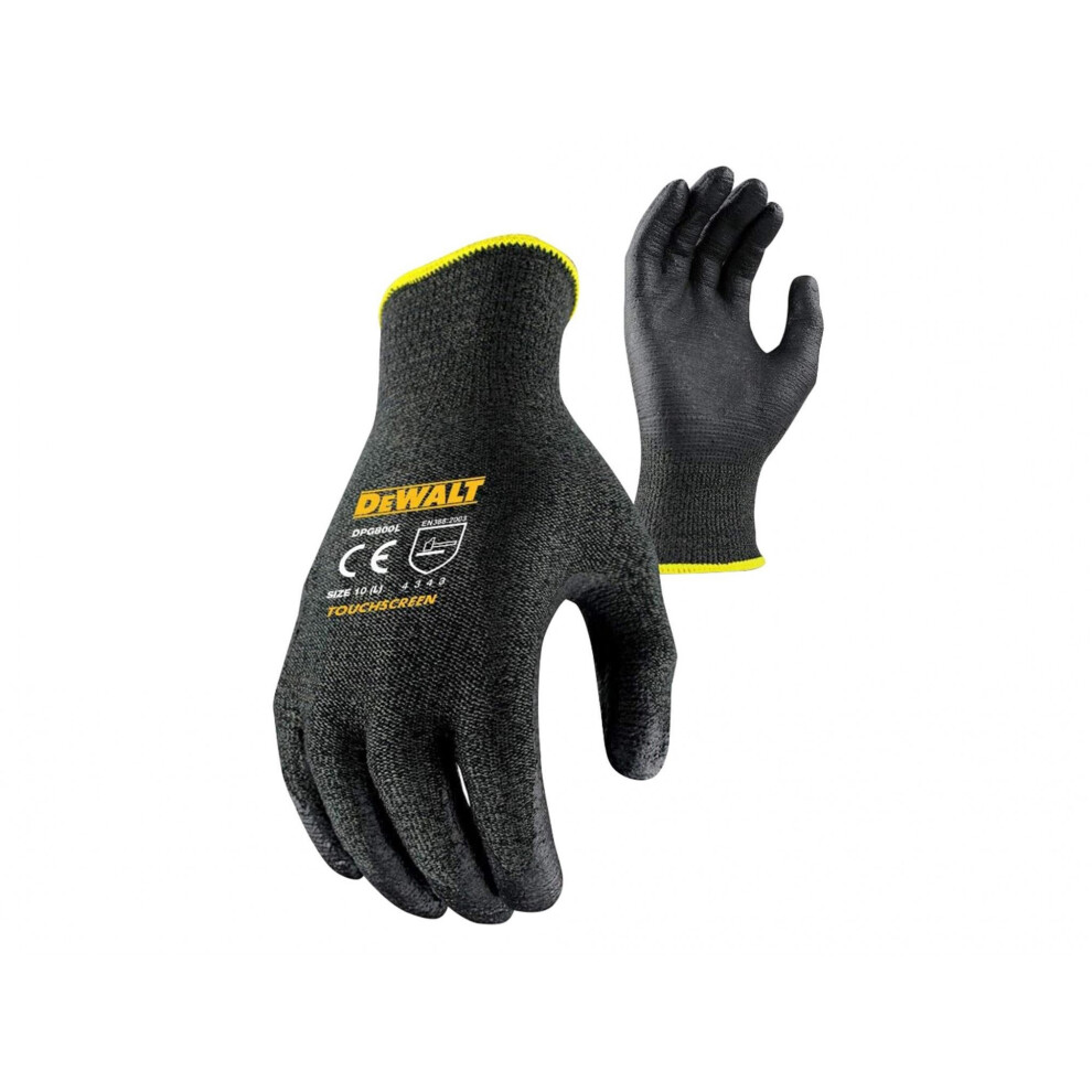 Dewalt Power Tools Dpg800l Touchscreen Cut Gloves Multicoloured
