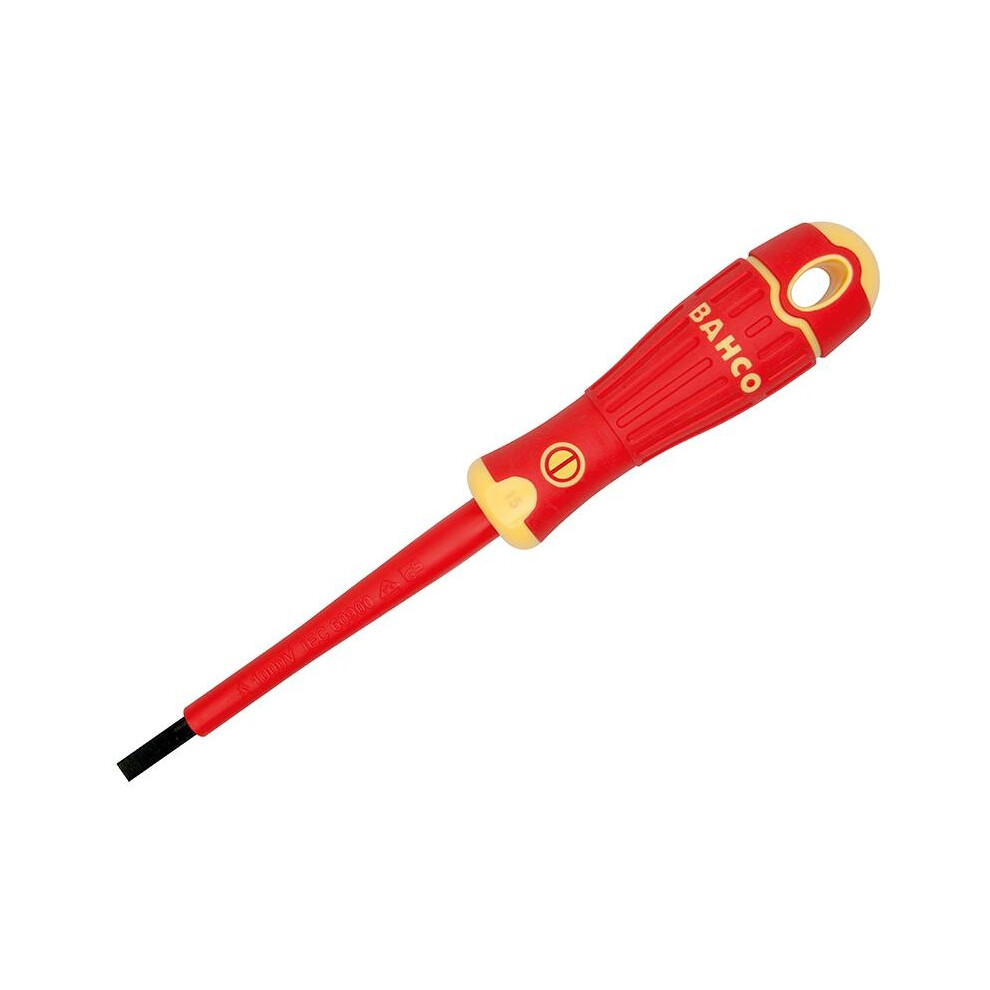 Bahco Bahcofit Insulated Slotted Screwdriver 5063750442877