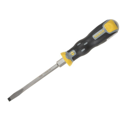 Bahco Bahco Tekno+ Through Shank Screwdriver Flared Slotted Tip 6.5mm X 125mm