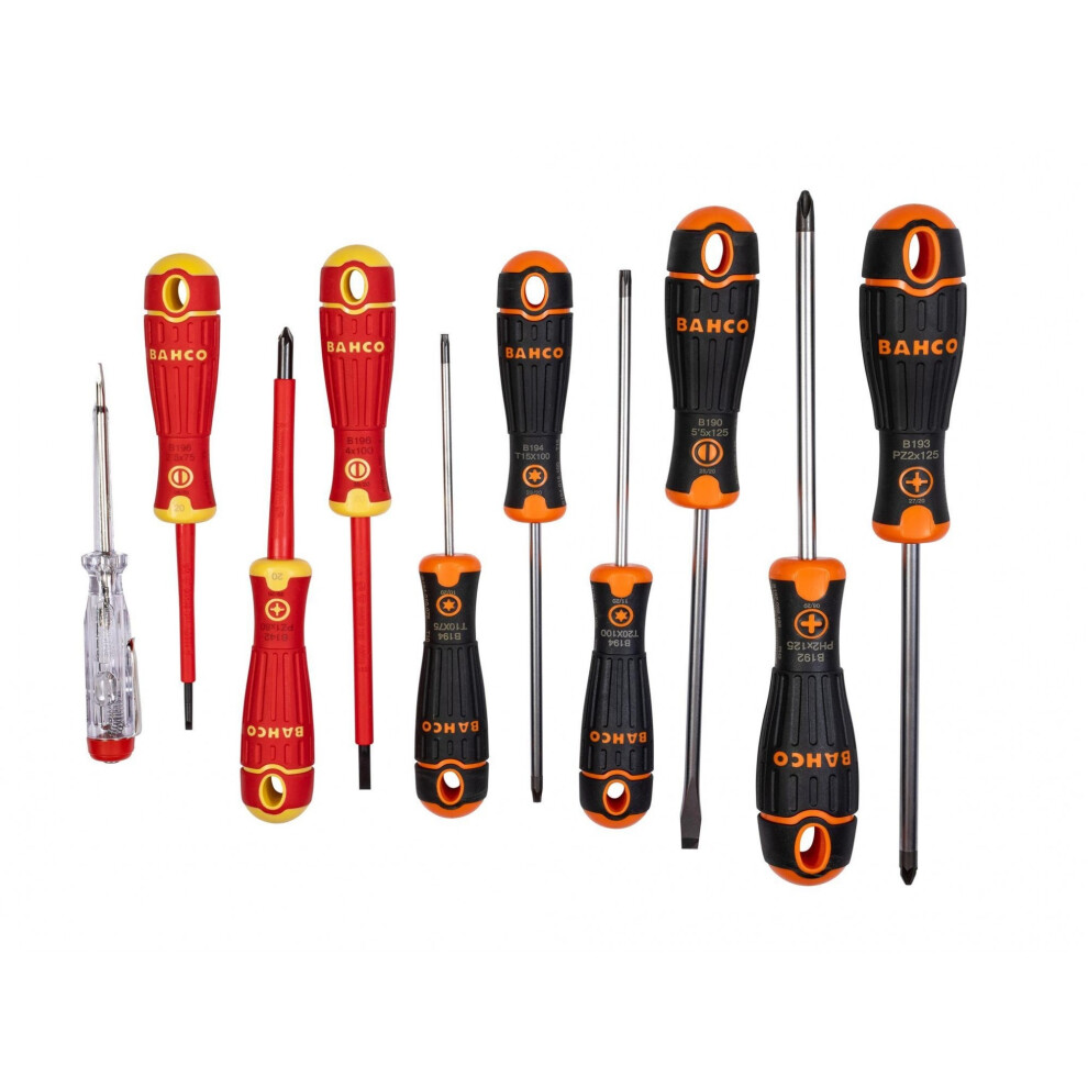 Bahco B219.110 Bahcofit Xl Screwdriver Set, 10 Piece 5063750444987