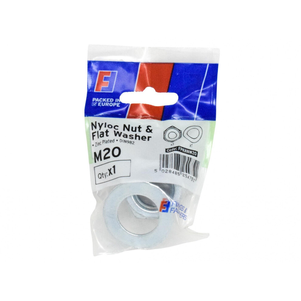 Forgefix Nyloc Nut & Washer, Forgepack