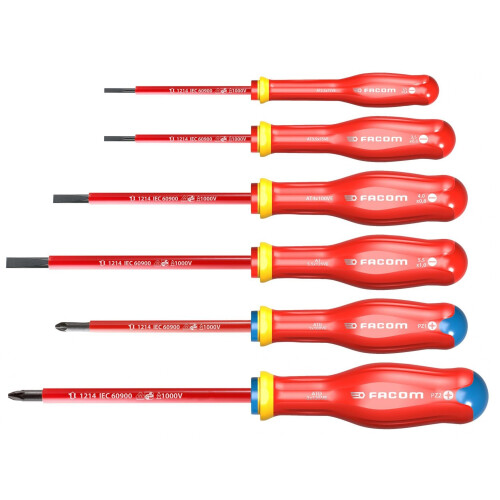 Facom Facom Protwist Vde Screwdriver Set, 6 Piece