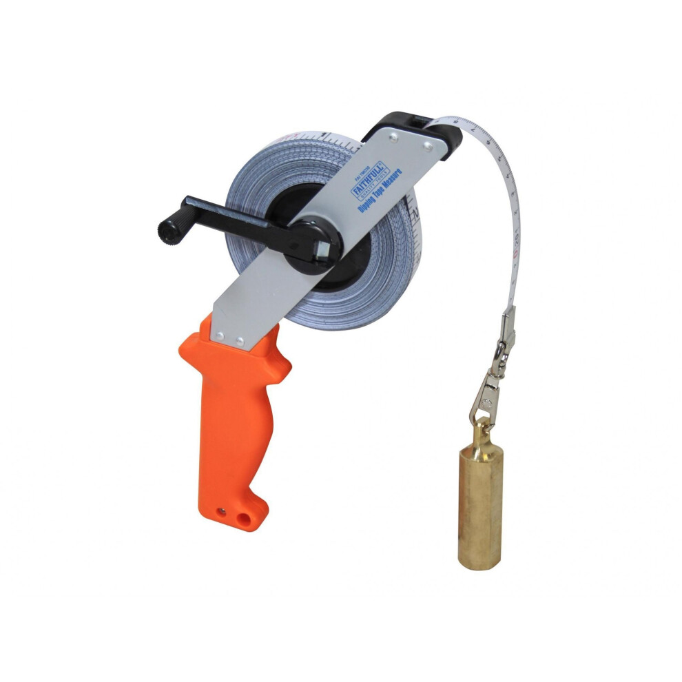 Faithfull Dipping Tape Measure With Weight 30M/100Ft