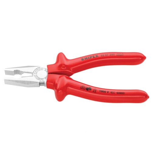 Knipex Knipex Vde Combination Pliers Dipped Handles 200mm 1