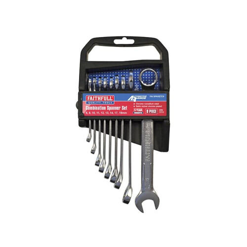 Faithfull Faithfull Combination Spanner Set, Chrome Vanadium