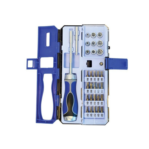 Faithfull Faithfull Ratchet Screwdriver & Socket Set, 33 Piece