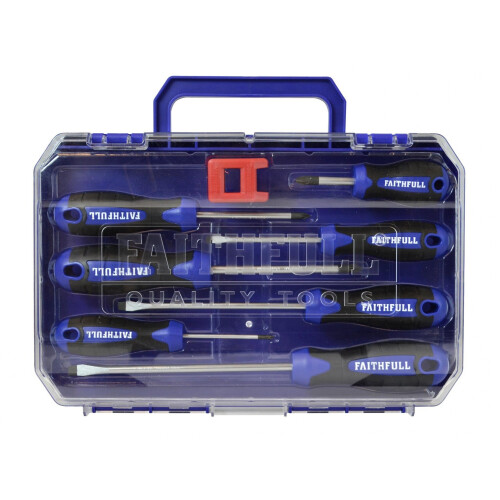 Faithfull Faithfull Soft Grip Screwdriver Set, 8 Piece