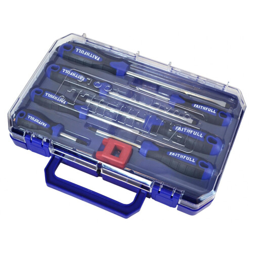 Faithfull Faithfull Soft Grip Screwdriver Set, 8 Piece 1