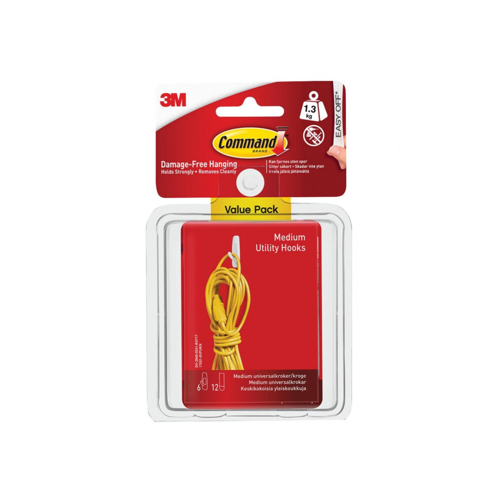 Command Medium Utility Hooks Value Pack (pack 6)