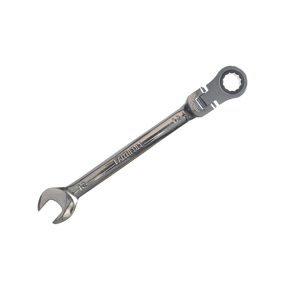 Faithfull Flex Head Ratchet Combination Spanner