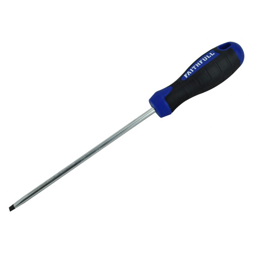 Faithfull Faithfull Soft Grip Screwdriver, Parallel Slotted
