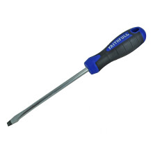 Faithfull Soft Grip Screwdriver, Flared Slotted