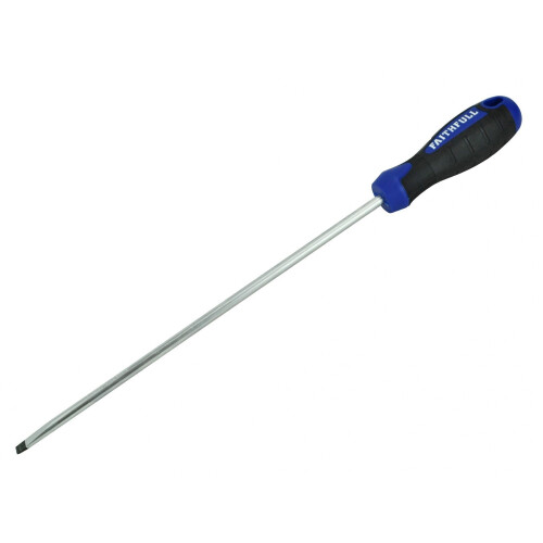 Faithfull Faithfull Soft Grip Screwdriver, Flared Slotted