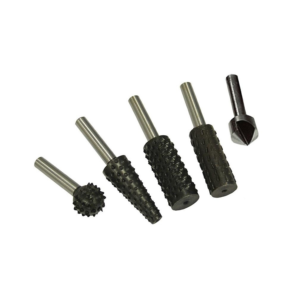 Faithfull Rotary Rasps (4) & Countersink (1) Set