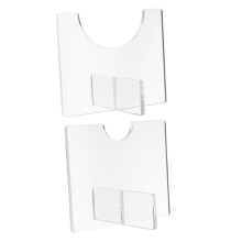 Acrylic Baseball Bat Display Hanger, Space Saving Bat Stand, Collector Display Base, Fits Most Bat Sizes, Clear
