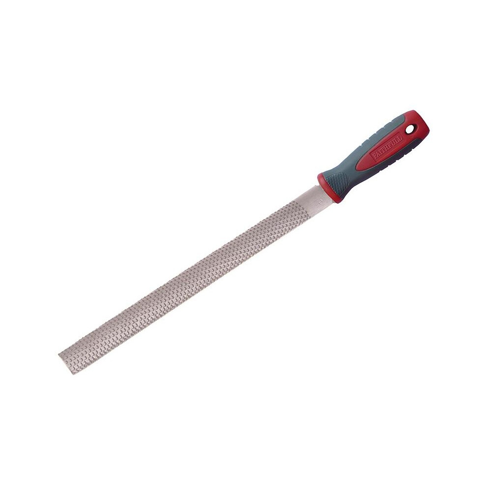 Faithfull Handled Half-Round Cabinet Rasp 250Mm (10In)