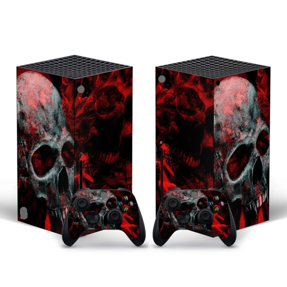 Protective Vinyl Skin Sticker Cover For Series X Consoles With Controller Stickers 9426802309713