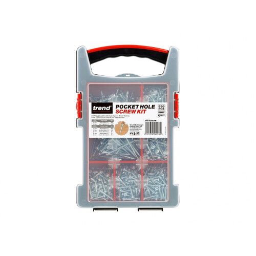 Trend Trend Pocket Hole Screw Selection, 850 Piece