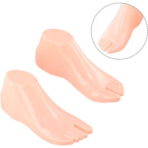 Mannequin Tools for Retailers 1 Pair Hard Plastic Feet Model Pair 2