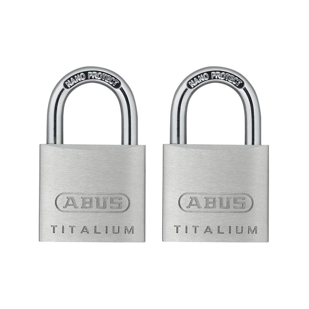 Rackhams 64Ti Series Titalium Padlock - 30Mm Carded Twin Pack - Multi Colour - Image 2
