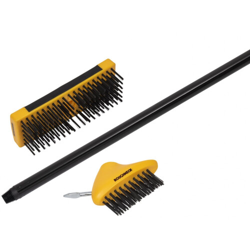Roughneck Roughneck Patio & Decking Brush Set 3 Piece