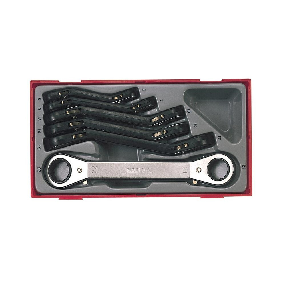 Teng Ttrors Metric Ratchet Ring Spanner Set, 6 Piece 5063750445120