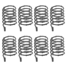 8 Pieces Military Protective Netting Wire Fence Accessories Building Blocks Accessories Practical DIY Parts Wire Guard Plastic Dark Grey