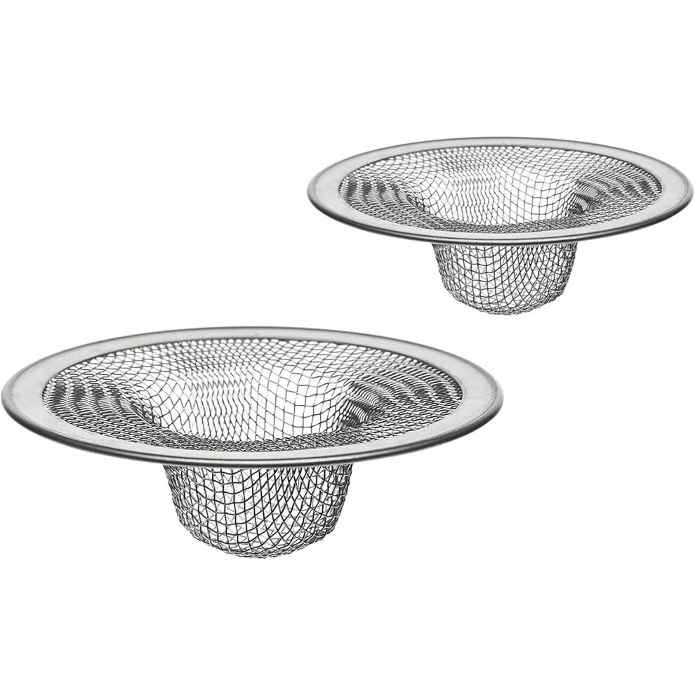 Universal Design Sink Strainer For Bathroom Tub, Smooth Drainage Stainless Steel Drain Filter With Fine Mesh To Prevent Clogs, Rust Free Hair Catcher 9148971067590