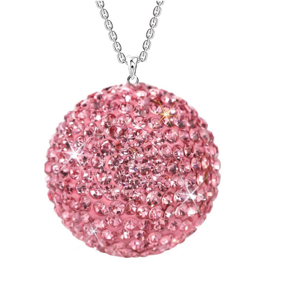 Facetas Cristal Sphere Bling Car Pendant, Luxury Design For Your Car Interior Decoration Rear View Mirror Ball 9074015262983