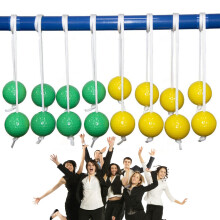 Ladder Toss Game with 6 Balls for Outdoor Family Fun