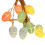 LED String Lights, Easter Decorations with Cracked Egg Design, Remote Control Easter Egg String Lights Battery Operated, Timer Function Indoor 1