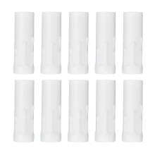 Acessórios de iluminação decorativa para um design único e atraente, capas de soquete de vela de ferro 25x80mm com base E14, kit de soquete para