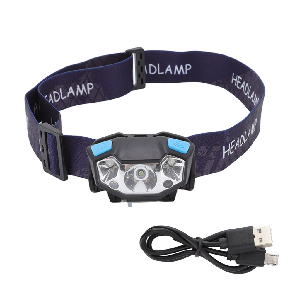 Super Bright Led Headlamp, Versatile Lighting Modes With Motion Sensor, Lightweight And Adjustable For Outdoor Use 9433291157985