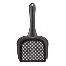 Peneira reutilizável para areia de gato, com cabo ergonômico para uma limpeza sem complicações. A resistente pá de polipropileno (PP) garante