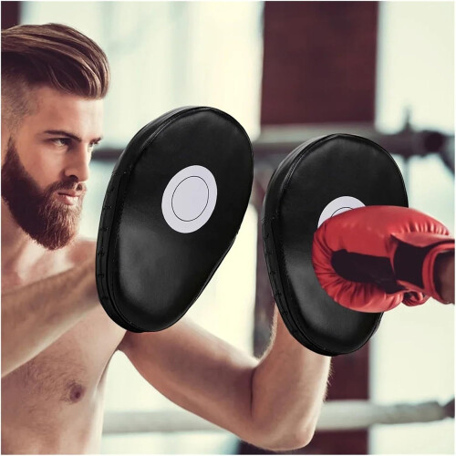 Boxing Pads PU Leather Muay Thai Training Kickboxing Target Pads Set 2
