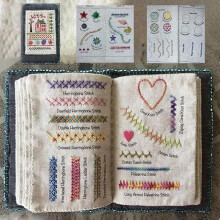DIY Stitch Book, Embroidery Stitch Book, Embroidery Sewing Book, Embroidery Books of Stitches, Embroidery Book, Sewing Books for Beginners (Style A)