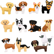 Sew Fun Animals Kit, Kids Sewing Kit, Cute Animal Felt DIY Craft for Beginners