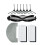 Robot Vacuum Side Brushes Main Brush Replacement Parts Mop-A 3