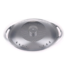 Leak Proof Silicone Baking Mat Plastic Steaming Tray Lid Kitchen