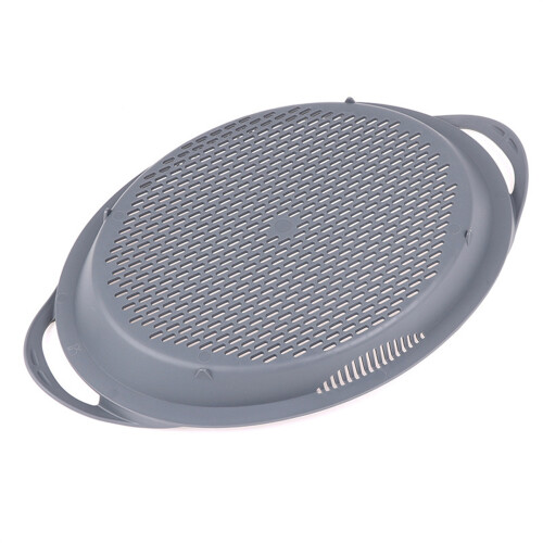 Leak Proof Silicone Baking Mat Plastic Steaming Tray Lid Kitchen 2