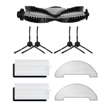 Robotvacuüm zijborstelfilter Rolborstel Mop Pad ABS Materiaal-A