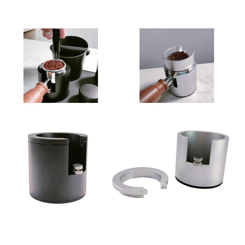 Metal Coffee Tamper Stand Reliable Support for Espresso-Silver 2